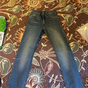 Levi’s 501 straight leg jeans, waist 25 length 28